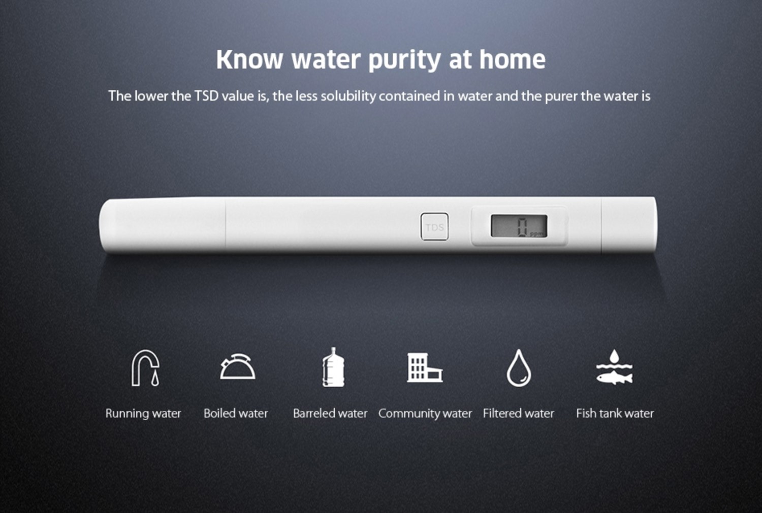 Xiaomi tds pen. Тестер качества воды Xiaomi mi TDS. Тестер воды Xiaomi mi TDS Pen Water quality Tester. TDS Meter Water quality Test Detection Pen PH EC TDS-3 Test Smart Meter Digital.