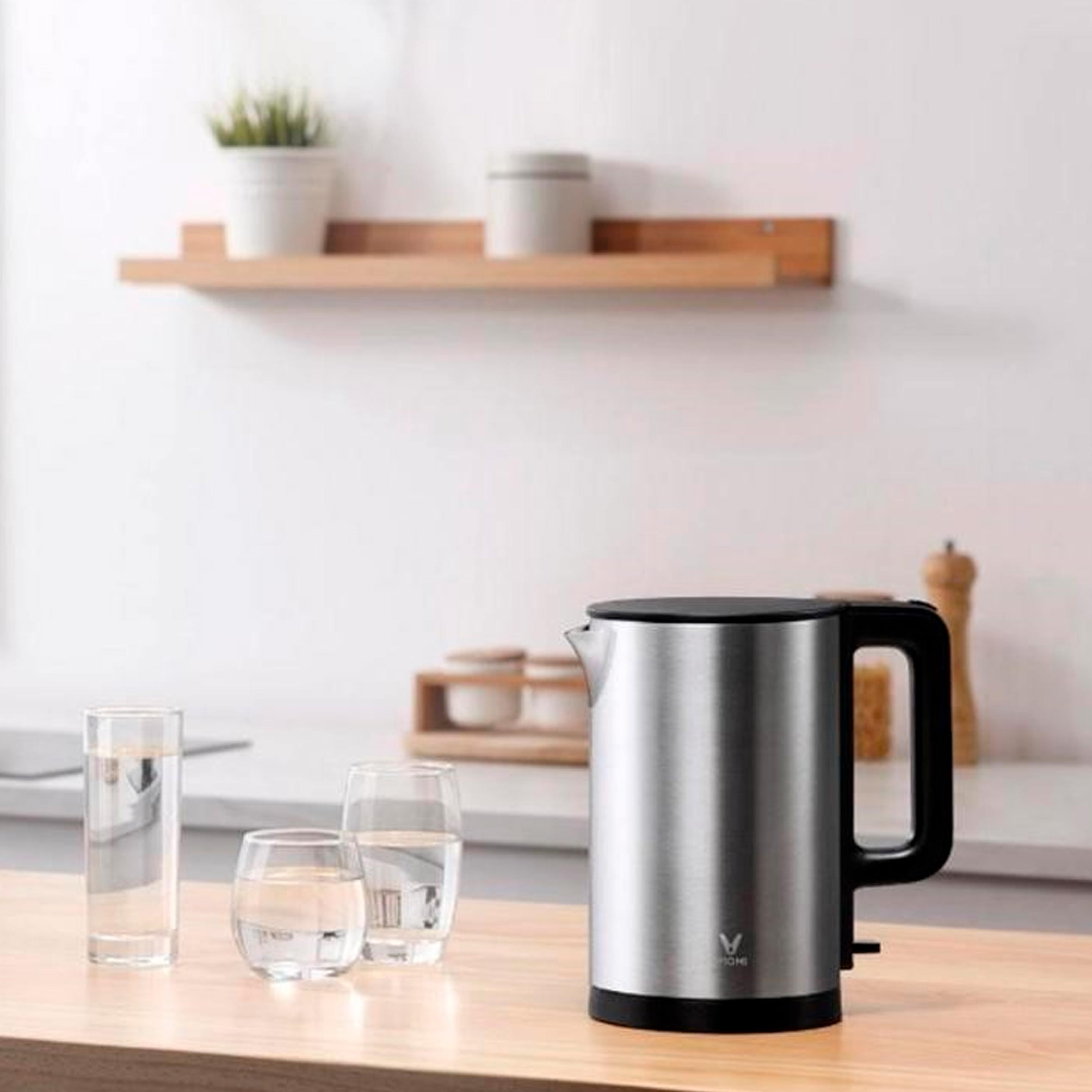 electric kettle silver