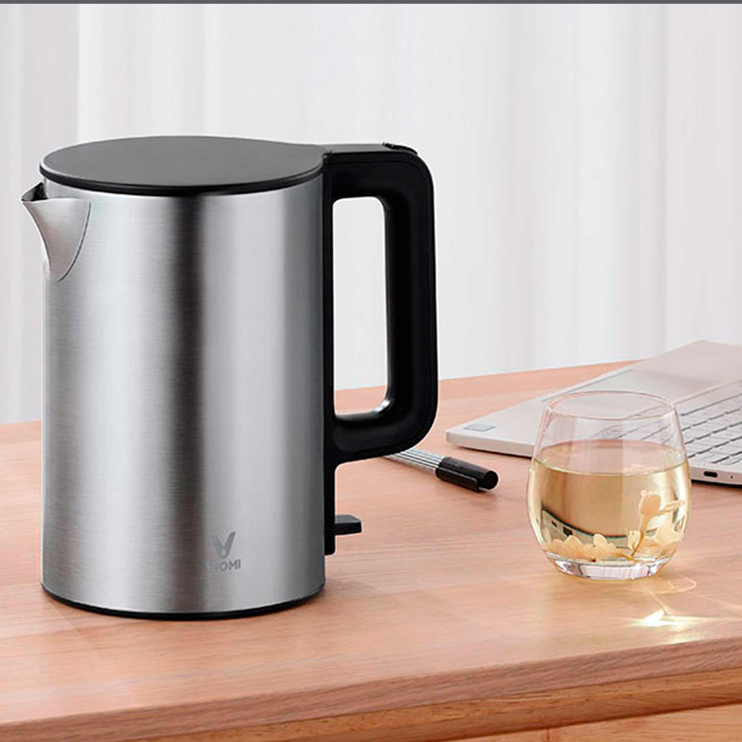 electric kettle silver